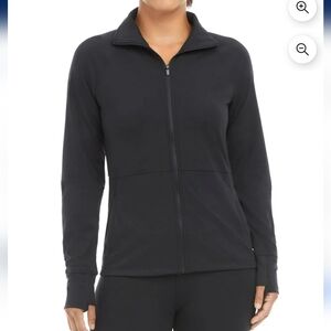 Jockey Black Tulip Hem Yoga Jacket - 2XL